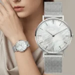 Minimalist Mesh Band Watch