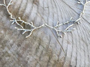 Silver Antler Necklace